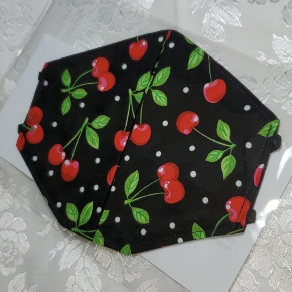 Hand Crafted Accessories - 🖤FREE W/BUNDLE PURCHASE🖤*Cherries Handcrafted Face Mask